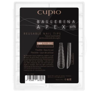 Tips reutilizables Ballerina Cupio - Apex 30% set 120 piezas