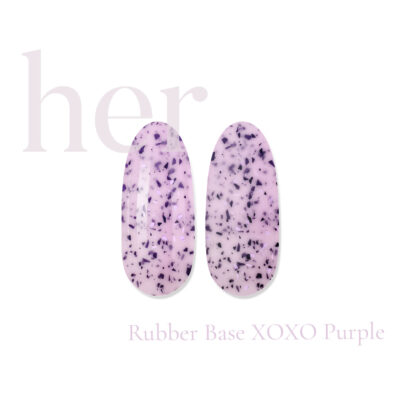 Rubber Base XOXO PURPLE