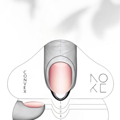 MOLDES NAIL FORM CONVEX – PVC 100 PCS