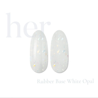 Rubber Base WHITE OPAL