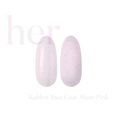 RUBBER BASE COAT SHEER PINK