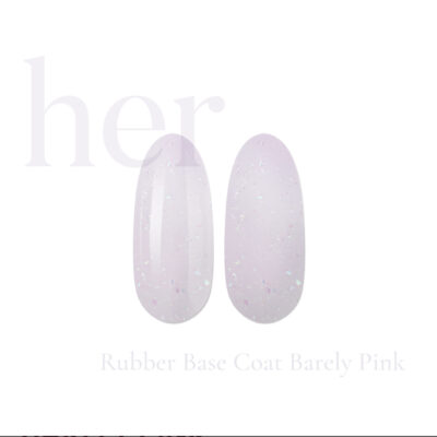 RUBBER BASE COAT BARELY PINK