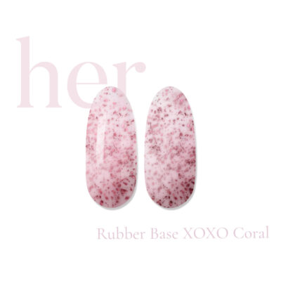 Rubber Base XOXO CORAL