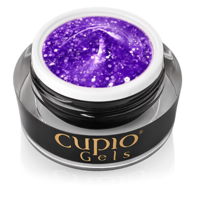 Glitter Neon Builder Gel Cupio - Purple Madness 15ml