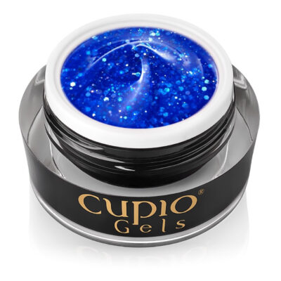 Glitter Neon Builder Gel Cupio - Blue Energy 15ml