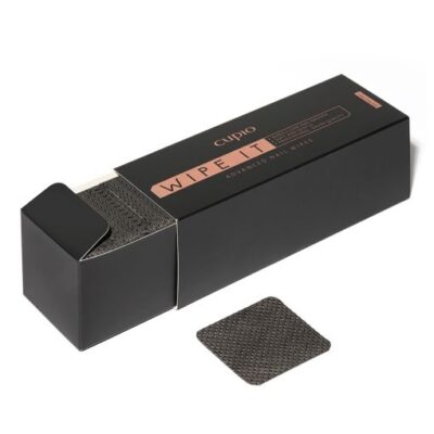Cupio Wipe It Toallitas de uñas aterciopeladas negras 350 piezas