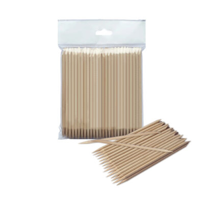 Palito de naranjo STALEKS PRO para manicura150 mm (100 pcs)
